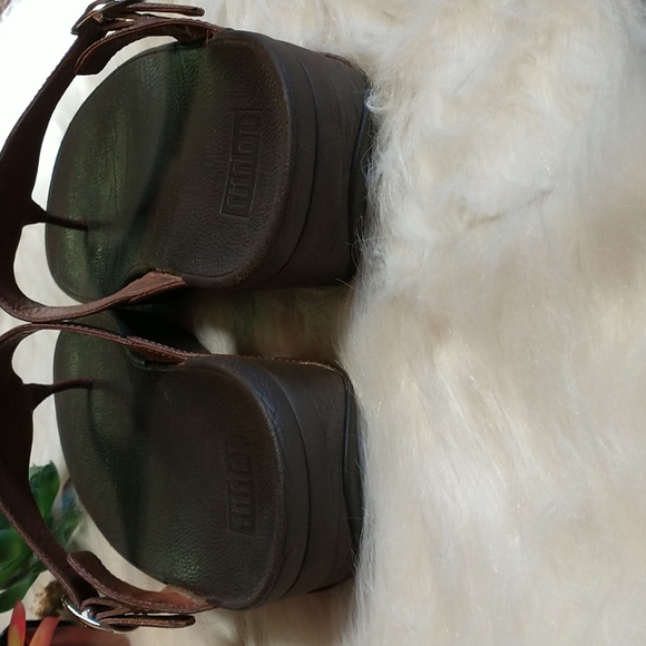 Fitflop "Lulu" Toe Post Sandals With Adjustable Buckle Sz 11 - Picture 8 of 11